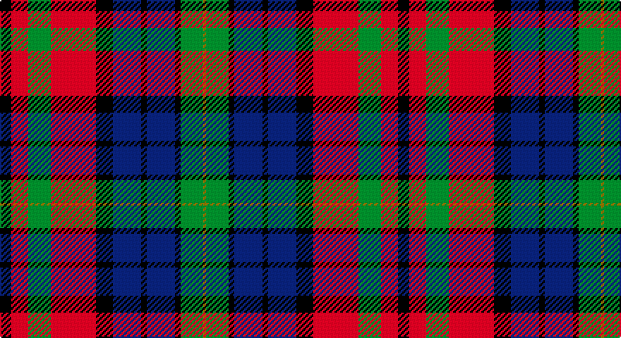 K/8 R12 G16 R32 K12 DB20 K4 DB20 K4 G16 Y/2 tartan