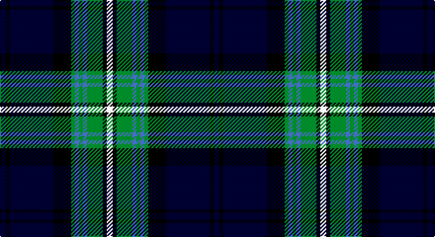 Ki/6 K4 Ki44 K18 G4 B4 G4 B4 G16 K4 W/6 tartan