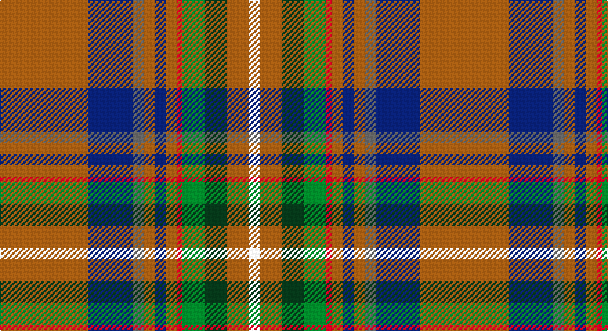 O/64 DB32 N8 O8 DB8 O8 R4 G16 DG16 O16 W/8 tartan