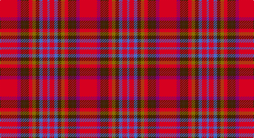 R/30 DP6 DY4 DO4 DY6 R6 Y6 DY6 B6 R8 B/4 tartan