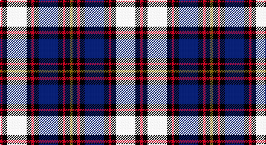 R/4 K8 W32 K8 R4 K8 DB32 K8 R4 K8 Y/4 tartan
