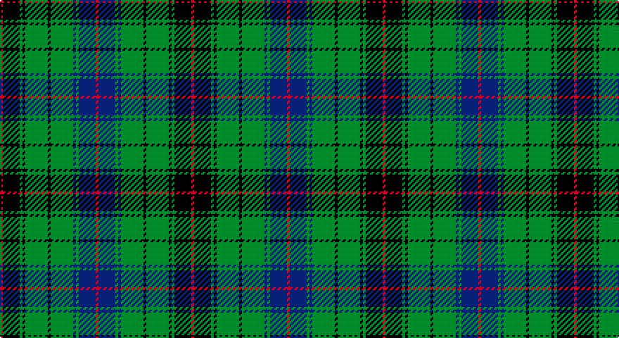 R/2 K12 G2 K2 G16 K2 G16 DB2 G2 DB12 R/2 tartan