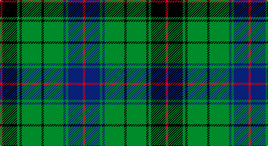 R/4 K24 G4 K4 G32 K4 G32 DB4 G4 DB24 R/4 tartan