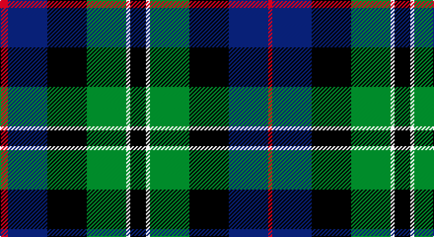 R/8 DB40 K40 G40 W4 K16 W4 G40 K40 DB40 R/4 tartan