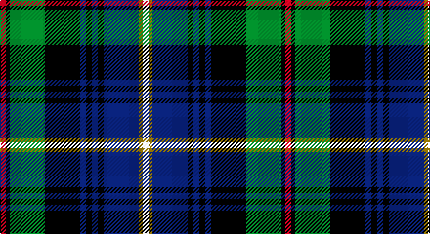 R/6 K4 G36 K36 DB6 K6 DB6 K6 DB36 Y4 W/6 tartan