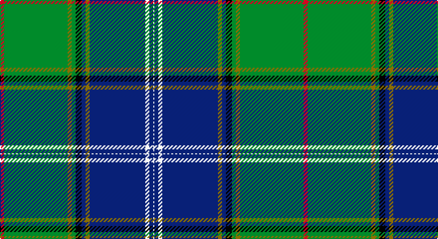 R/4 G64 Y4 G4 K6 DB4 Y4 DB56 W4 DB4 W/1 tartan