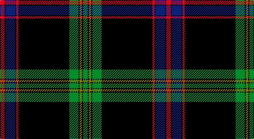 R/8 K2 DB16 K2 R4 K88 G16 K2 Y4 K2 G/8 tartan