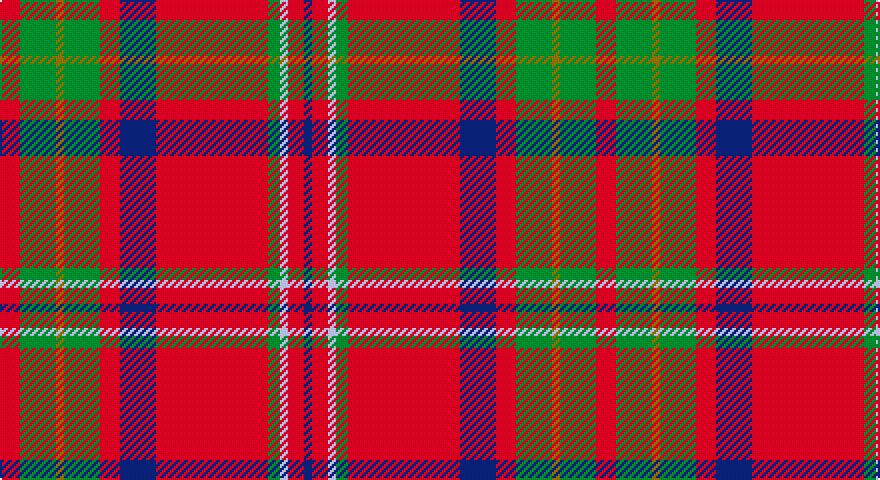 R/10 G18 Y4 G18 R10 DB18 R56 G6 LB4 R8 DB/4 tartan