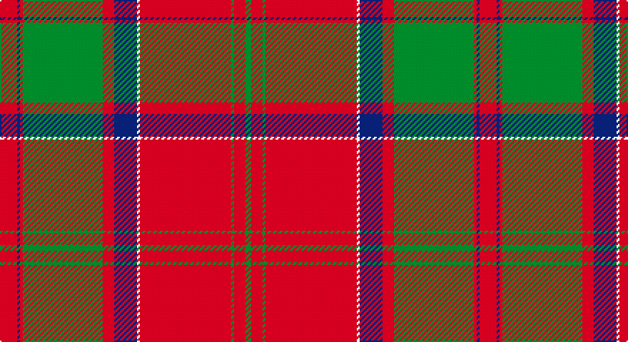 R/12 DB2 R2 G56 R8 DB16 W2 R64 G2 R8 G/4 tartan