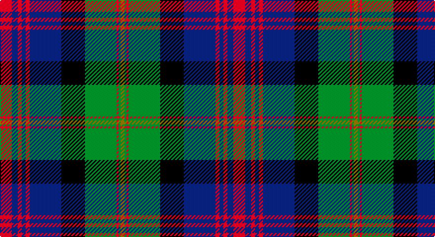 R/12 DB6 R4 DB4 R4 DB32 K24 G32 R2 G2 Y/4 tartan