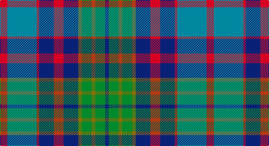 R/12 T48 R4 DB24 R16 DB24 Y6 G16 Y6 G16 DB/6 tartan
