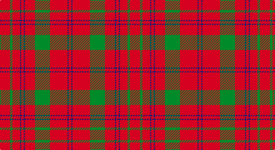 R/16 G4 R12 DB2 R4 DB2 R16 G24 R28 DB2 R/4 tartan
