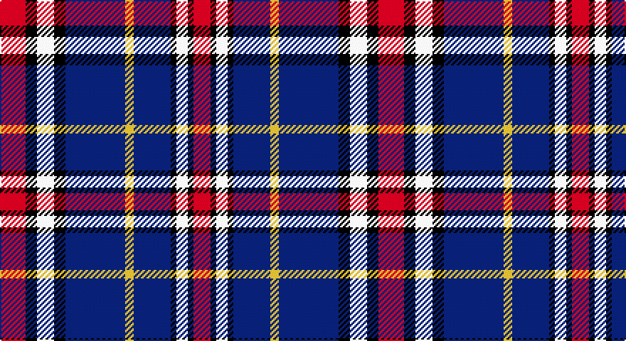 R/18 K8 W12 K8 DB42 LY6 DB26 K4 W8 K4 R/12 tartan