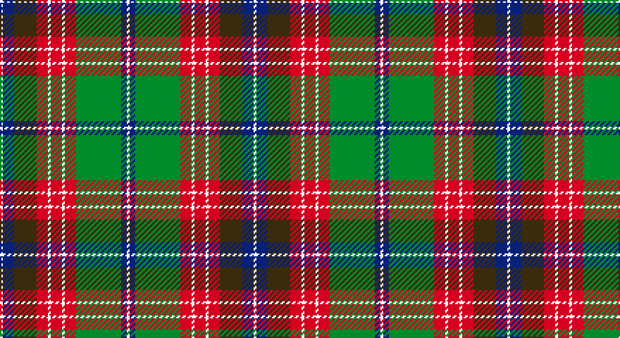 W/2 DB8 DY16 R8 W2 R8 W2 R8 G32 DB4 W/2 tartan