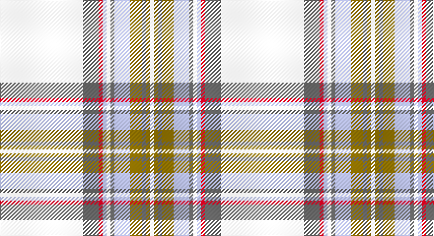 W/84 N16 R4 LB4 W4 N4 LB16 Y12 N4 Y4 W/4 tartan