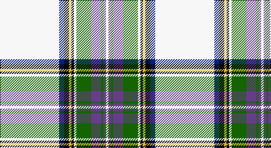 W/96 DB8 K8 LY4 K4 W4 DG24 N16 DG4 N4 W/4 tartan