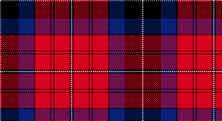 W/2 K35 DB30 K3 R30 K2 R4 K2 R30 K3 W/2 tartan