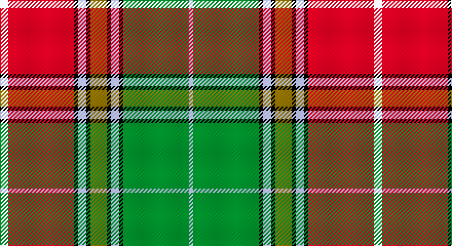 W/8 R64 K4 LB8 K4 Y16 K4 LB8 K4 G64 LB/4 tartan