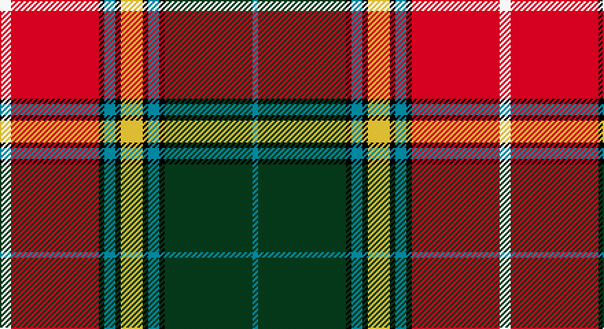 W/8 R64 K4 T8 K4 LY16 K4 T8 K4 DG64 T/4 tartan