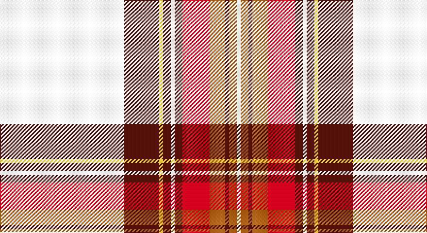 W/128 DR36 LY4 DR8 W4 DR8 R28 O16 DR4 O8 W/4 tartan