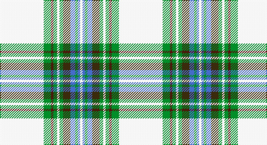 W/72 G12 DR4 G6 W4 G6 DY12 B8 G4 B4 W/4 tartan