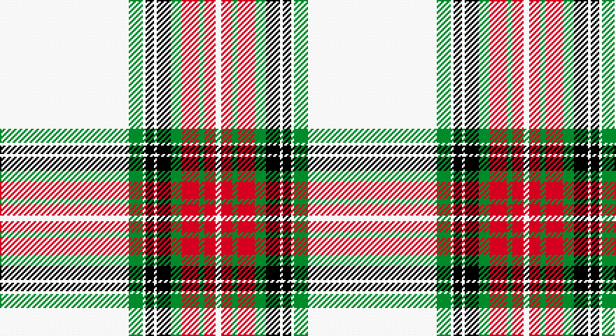 W/92 G10 W2 K6 W2 K10 G8 R12 G4 R8 W/4 tartan