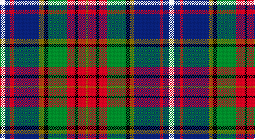 W/8 DB10 R6 DB44 Y8 K6 G34 R14 K4 R14 Y/4 tartan
