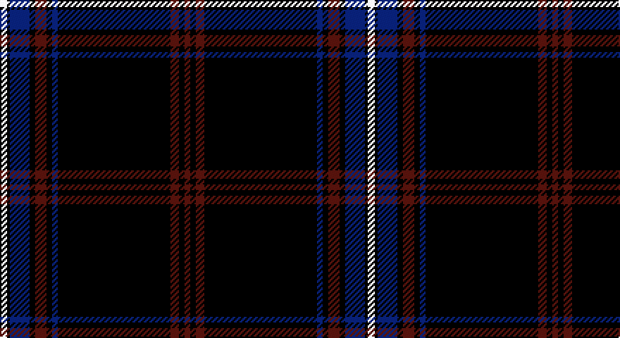 W/5 K2 DB14 K4 DR8 K4 DB4 K80 DR6 K4 DR/4 tartan