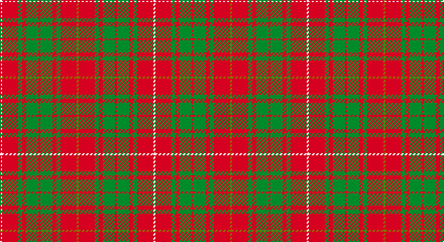 W/2 R16 G4 R4 G12 R2 G12 R4 G4 R16 Y/2 tartan