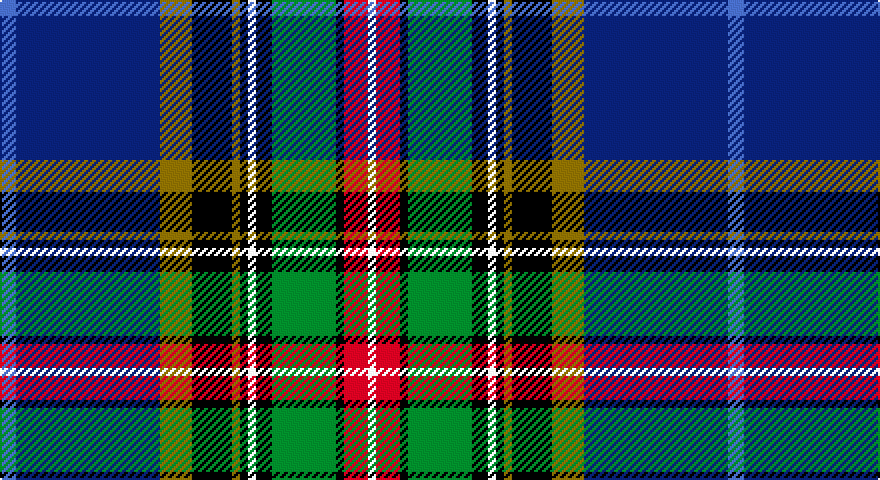 B/8 DB72 Y16 K20 Y4 K4 W4 K8 G32 K4 R12 W/4 tartan
