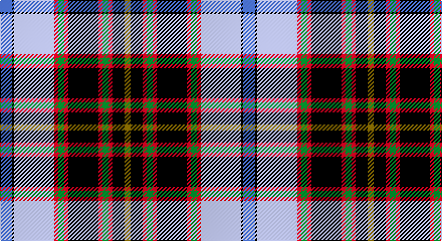 B/12 K2 LB40 R4 G6 R4 K30 R4 G6 R4 K12 Y/6 tartan