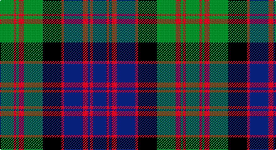 G/22 R4 G4 R8 G30 K30 R4 DB30 R8 DB4 R4 DB/22 tartan
