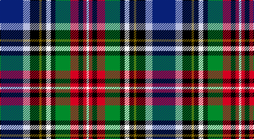 DB/40 LB12 K16 Y4 K8 W8 K8 G26 R14 K8 R6 W/4 tartan