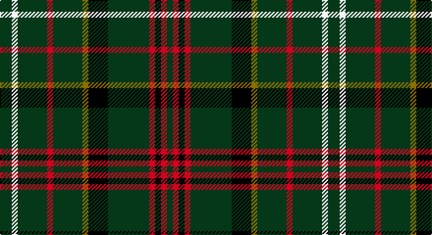DG/12 W6 DG30 R6 DG30 Y6 K20 DG42 R6 K6 R6 DG/6 tartan