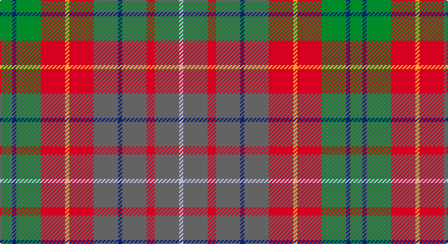 G/12 DB4 G24 R24 LO4 R24 N24 DB4 N24 R8 N24 LB/4 tartan