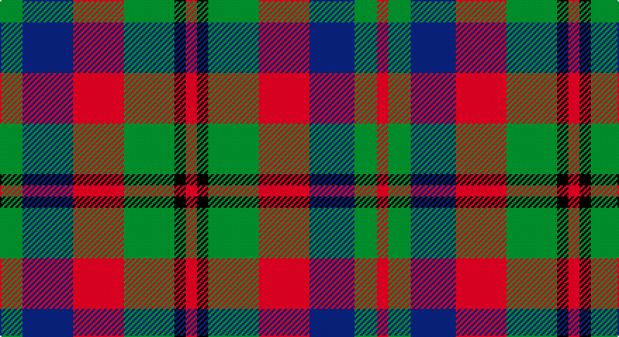 G/16 DB36 R36 G36 K8 R8 K8 G36 R36 DB32 G16 R/8 tartan