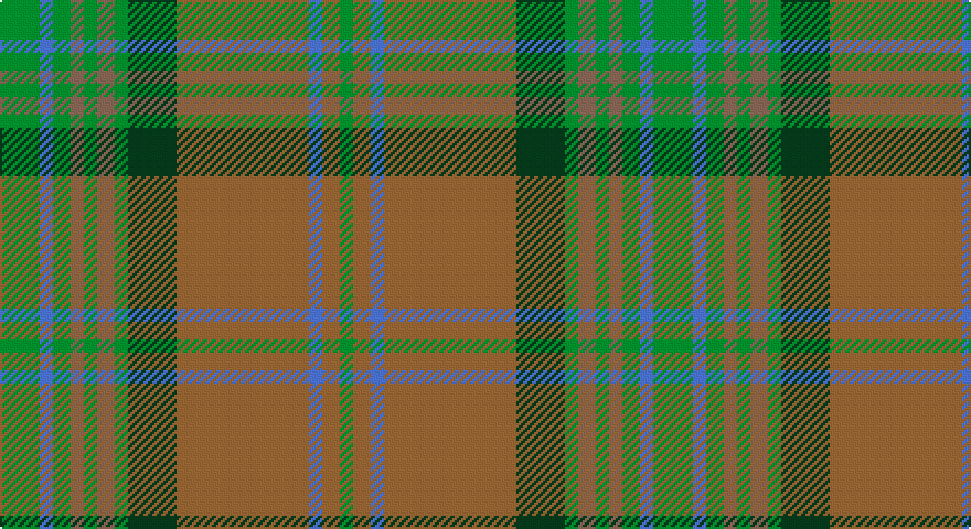 G/18 B6 G8 O6 G6 O8 G6 DG22 Oi60 B6 Oi8 G/6 tartan
