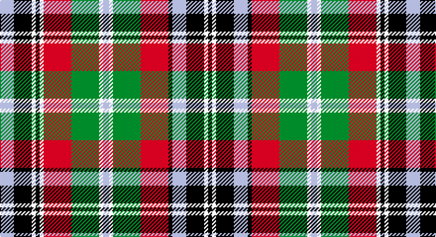 K/26 LB14 K4 R28 G28 W4 LB6 W4 G28 R28 K30 LB/14 tartan