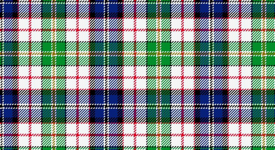 K/4 W2 DB14 K8 R2 W16 R4 W16 K2 G14 W2 Y/4 tartan