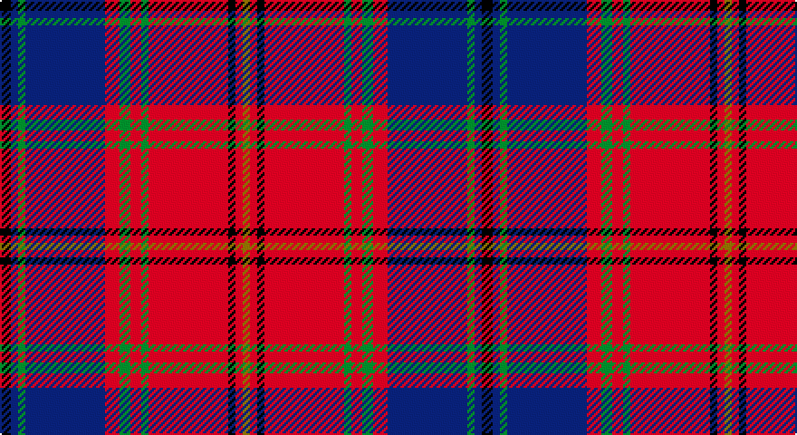 K/6 DB4 G4 DB44 R8 G6 R6 G4 R44 K4 R4 Y/4 tartan