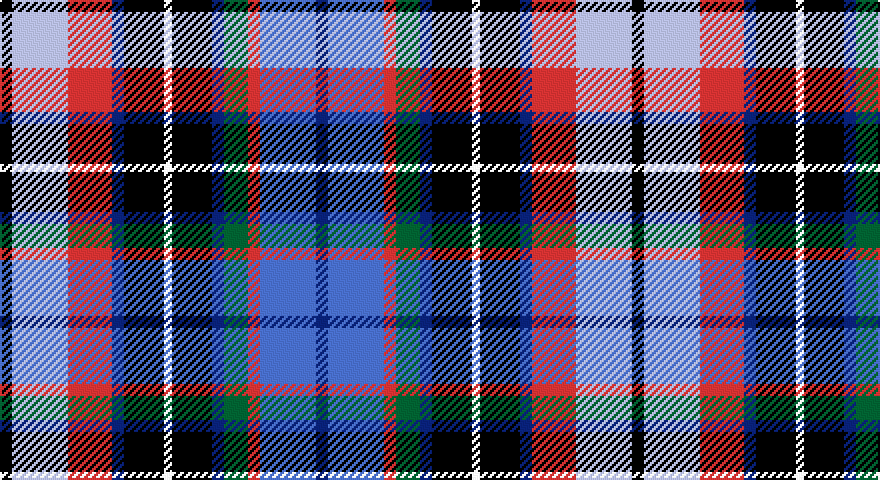 K/6 LB28 R22 DB6 K20 W4 K20 DB6 DG12 R6 B28 DB/6 tartan