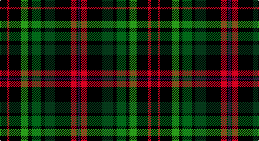 K/12 R4 K20 G12 K6 DGi16 K6 DG18 K26 R10 K2 DP/4 tartan