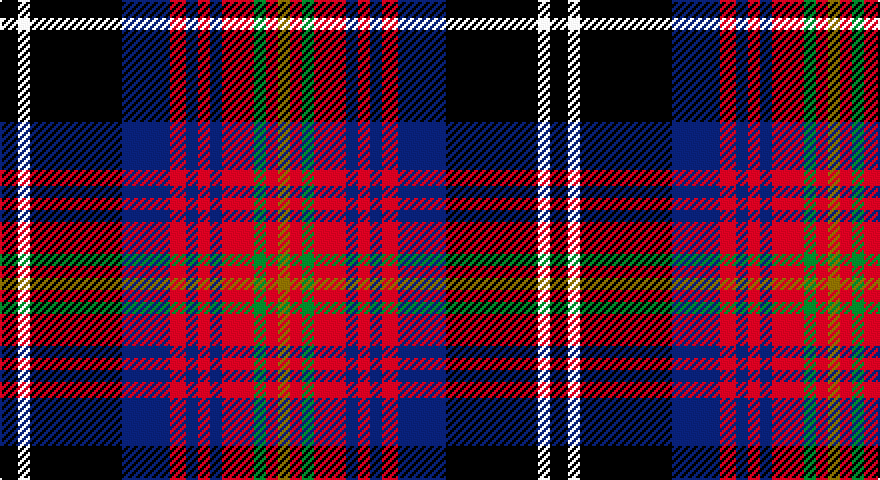 K/9 W6 K46 DB24 R8 DB6 R6 DB6 R16 G6 R6 Y/6 tartan