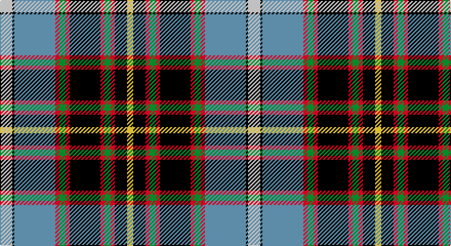 LB/12 K2 T40 R4 G6 R4 K30 R4 G6 R4 K12 LY/6 tartan
