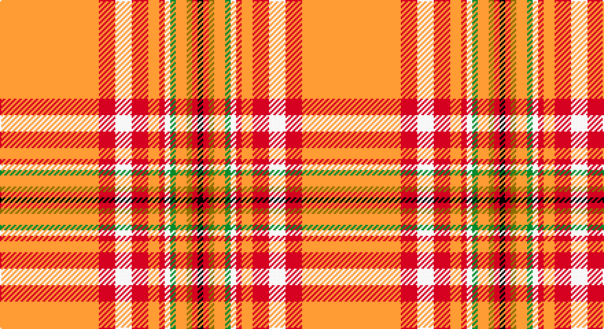 LO/72 R12 W12 R12 LO8 R4 W4 G4 LO8 Y4 R4 K/4 tartan