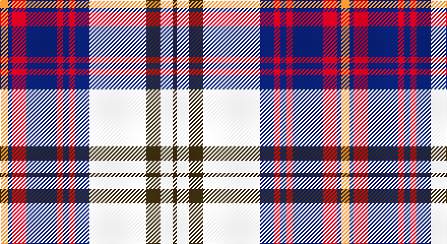 LO/8 DB4 R14 DB30 R6 DB6 R6 DB14 W56 DY14 W12 DY/4 tartan