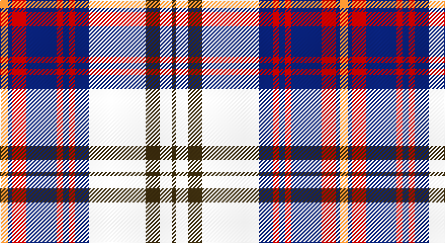 LO/8 DB4 R14 DB30 R6 DB6 R6 DB14 W56 DY14 W12 DY/4 tartan