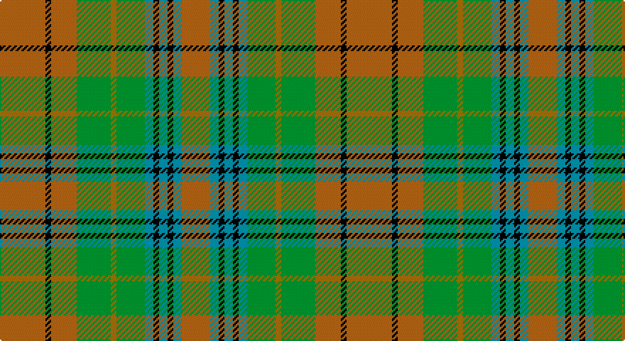 O/32 K4 O18 G24 Y4 G20 T6 K4 T6 K4 T6 O/20 tartan