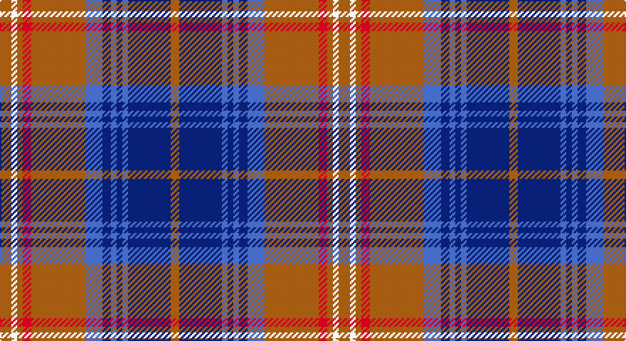 O/8 W4 O4 R6 O38 B12 DB6 B4 DB4 B4 DB30 O/6 tartan