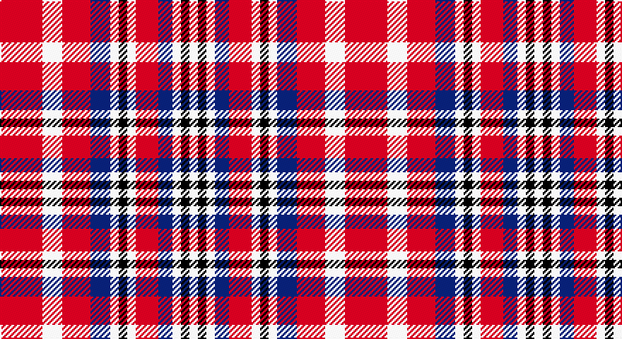 R/30 W14 R20 DB14 W6 K6 W6 R16 DB10 W6 K6 W/6 tartan